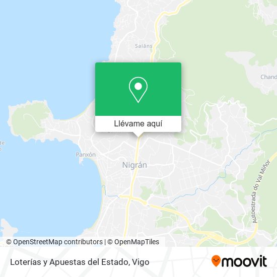 Mapa Loterías y Apuestas del Estado