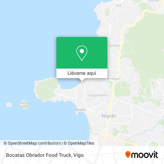 Mapa Bocatas Obrador Food Truck