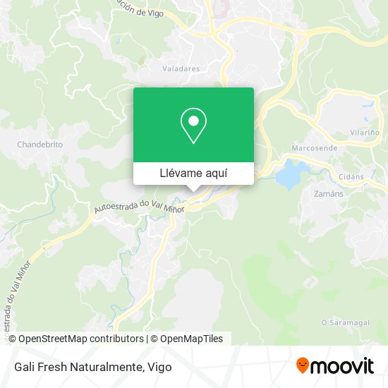 Mapa Gali Fresh Naturalmente
