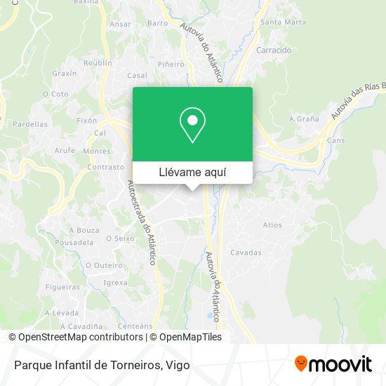Mapa Parque Infantil de Torneiros