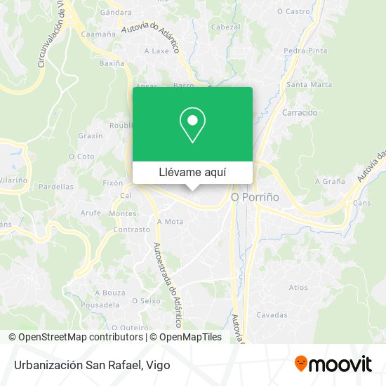 Mapa Urbanización San Rafael