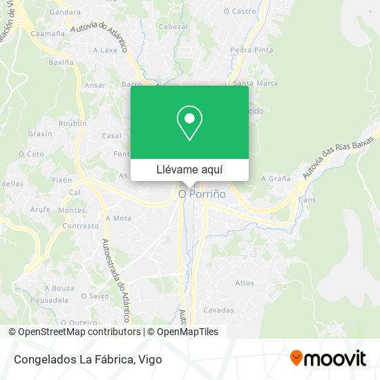 Mapa Congelados La Fábrica