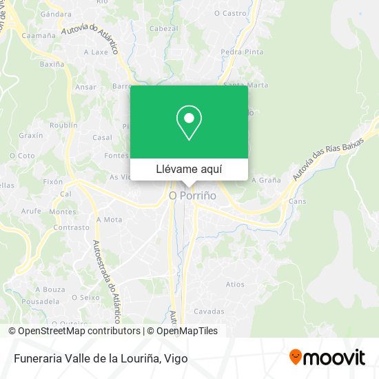 Mapa Funeraria Valle de la Louriña