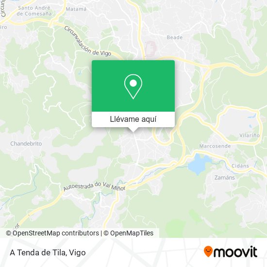 Mapa A Tenda de Tila