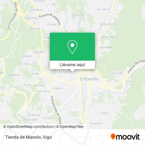 Mapa Tienda de Manolo