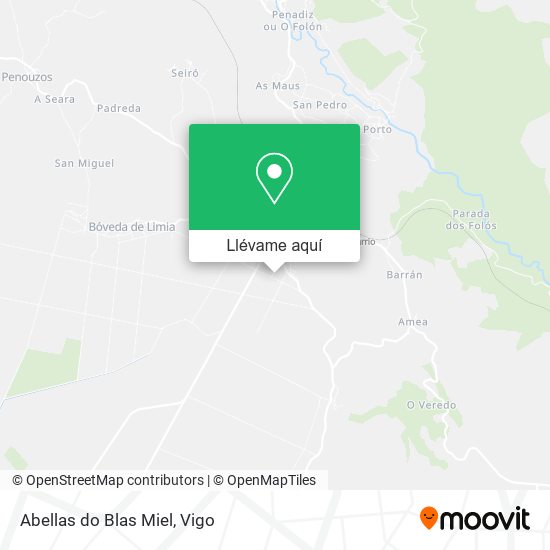 Mapa Abellas do Blas Miel