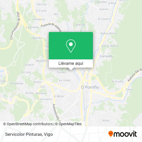Mapa Servicolor Pinturas