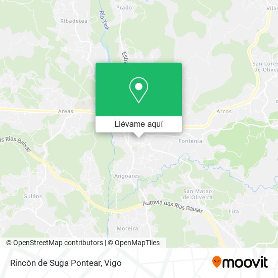 Mapa Rincón de Suga Pontear