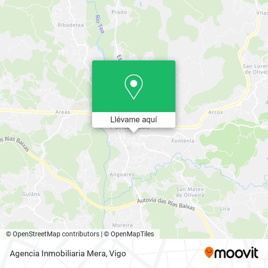 Mapa Agencia Inmobiliaria Mera