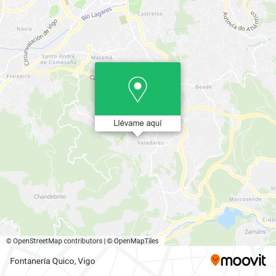 Mapa Fontanería Quico