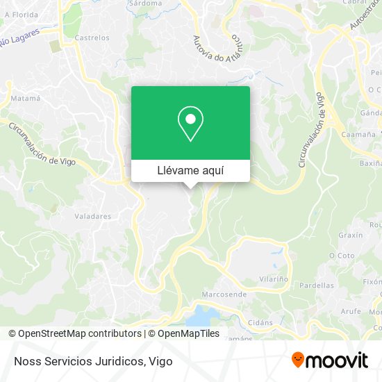Mapa Noss Servicios Juridicos