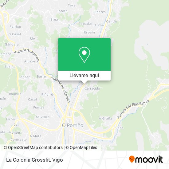 Mapa La Colonia Crossfit