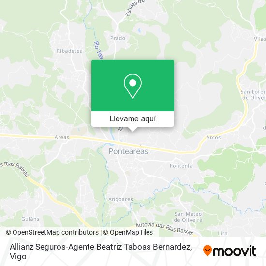 Mapa Allianz Seguros-Agente Beatriz Taboas Bernardez