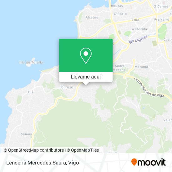 Mapa Lencería Mercedes Saura