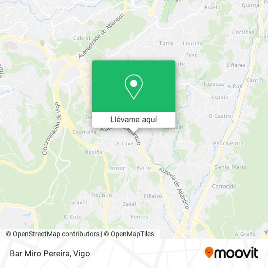 Mapa Bar Miro Pereira