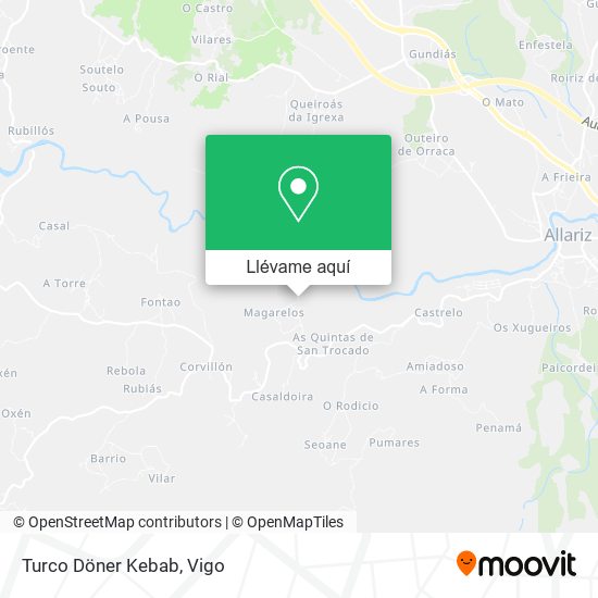 Mapa Turco Döner Kebab
