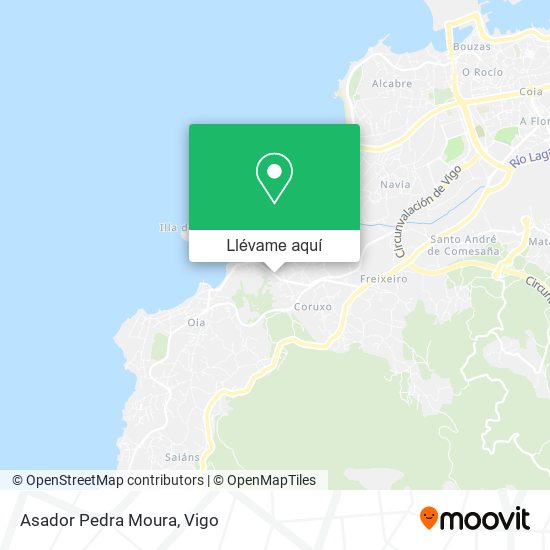 Mapa Asador Pedra Moura