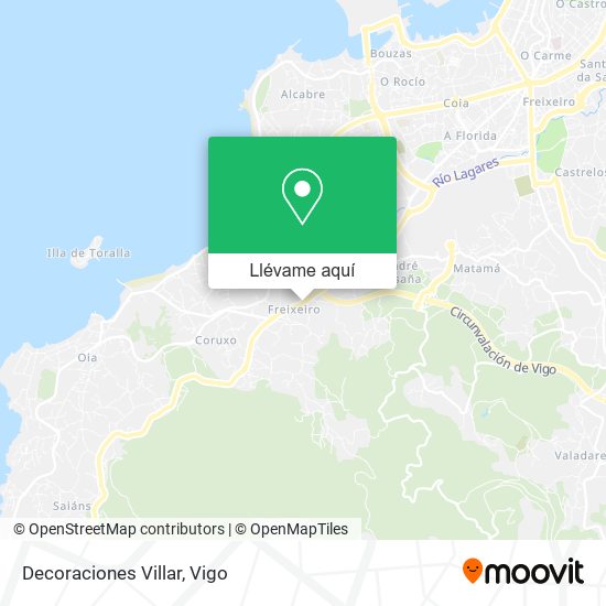 Mapa Decoraciones Villar
