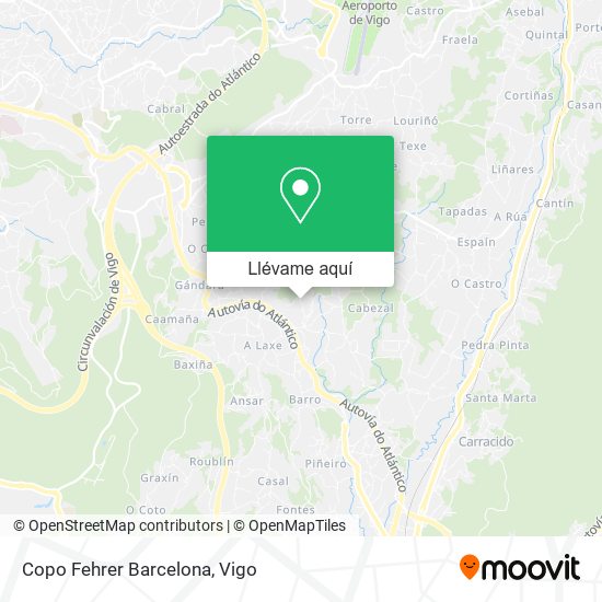 Mapa Copo Fehrer Barcelona