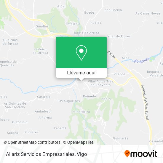 Mapa Allariz Servicios Empresariales