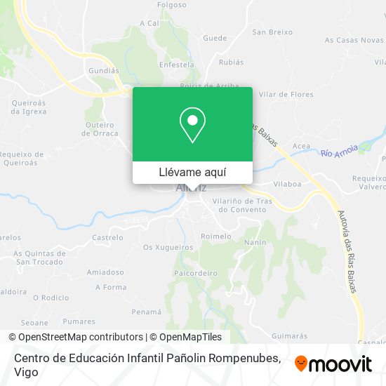 Mapa Centro de Educación Infantil Pañolin Rompenubes