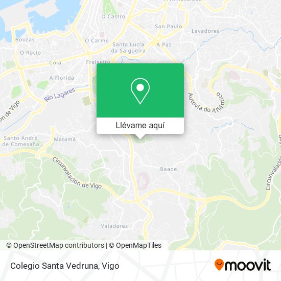 Mapa Colegio Santa Vedruna