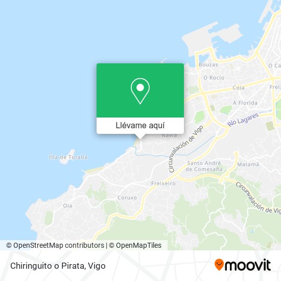 Mapa Chiringuito o Pirata