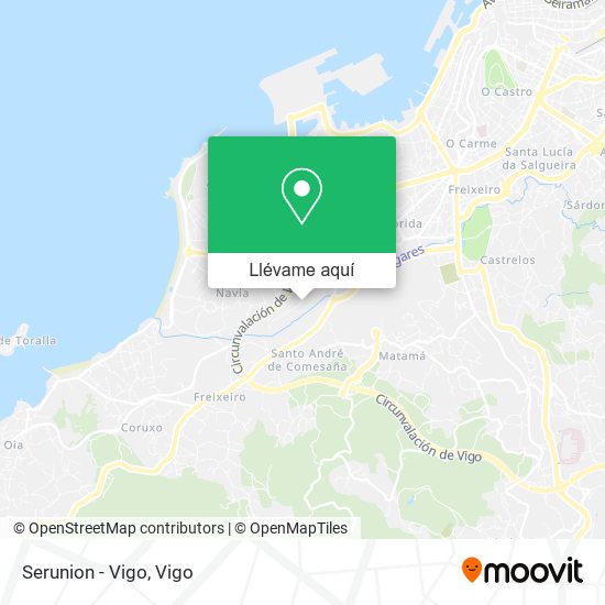 Mapa Serunion - Vigo