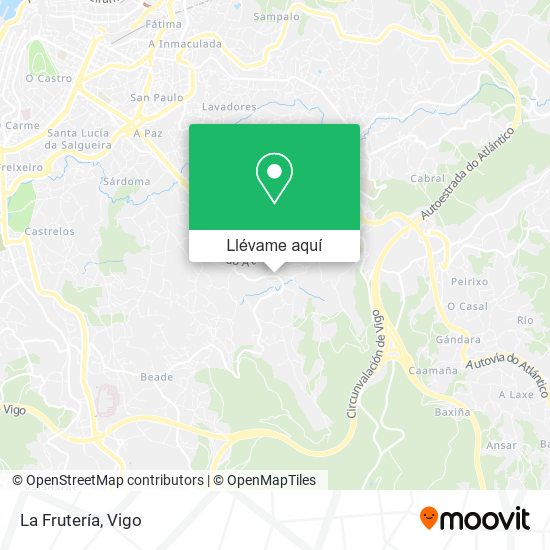 Mapa La Frutería