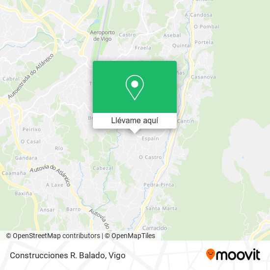 Mapa Construcciones R. Balado