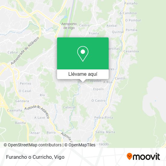Mapa Furancho o Curricho