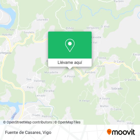 Mapa Fuente de Casares