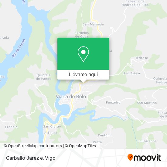 Mapa Carballo Jarez e