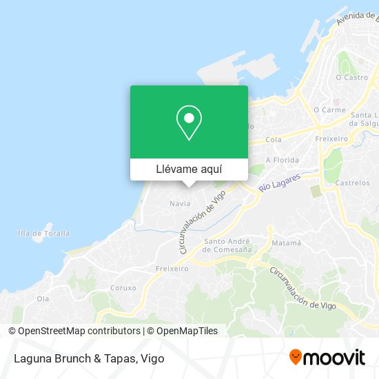 Mapa Laguna Brunch & Tapas