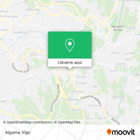 Mapa Algama