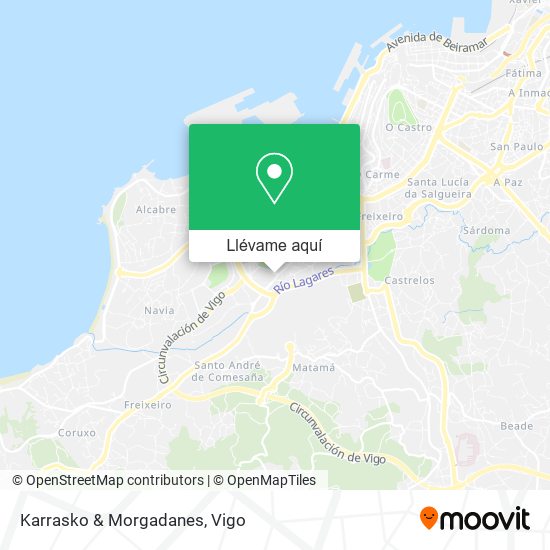 Mapa Karrasko & Morgadanes