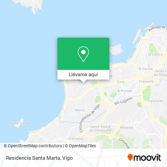 Mapa Residencia Santa Marta
