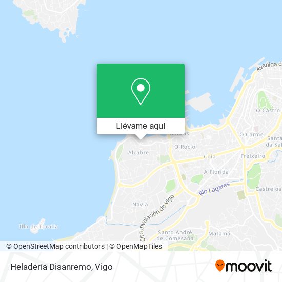 Mapa Heladería Disanremo