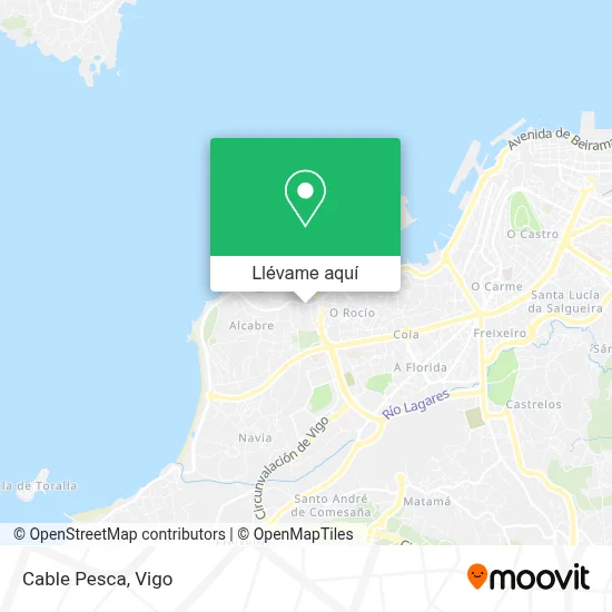 Mapa Cable Pesca