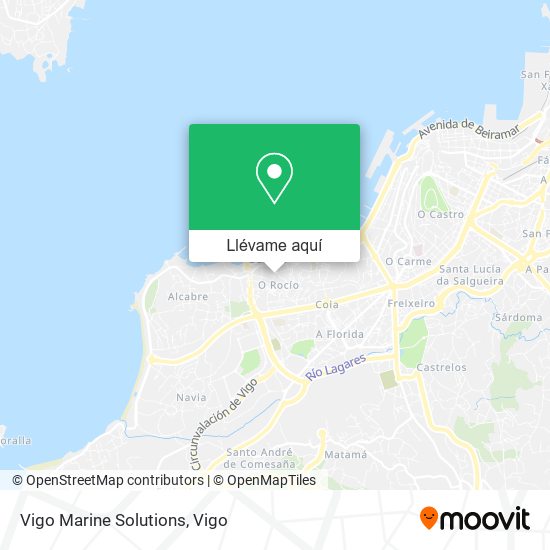 Mapa Vigo Marine Solutions