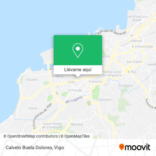 Mapa Calvelo Buela Dolores
