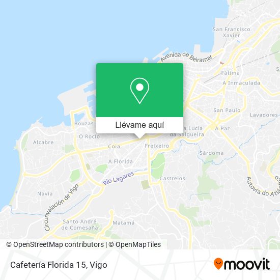 Mapa Cafetería Florida 15