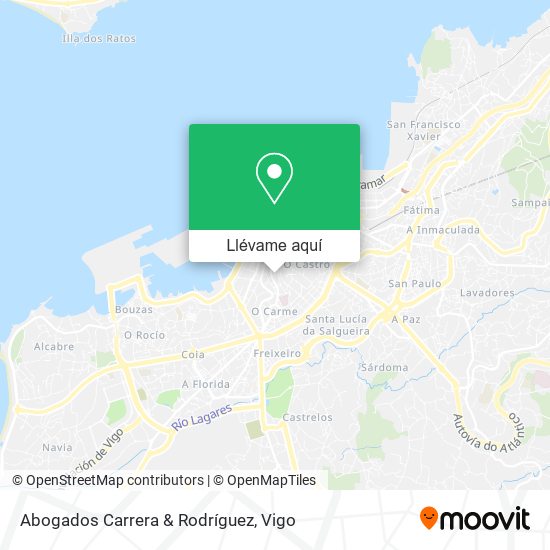 Mapa Abogados Carrera & Rodríguez