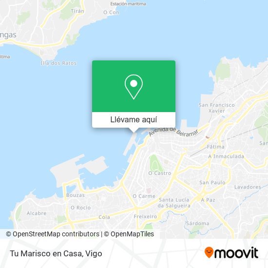 Mapa Tu Marisco en Casa