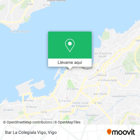 Mapa Bar La Colegiala Vigo