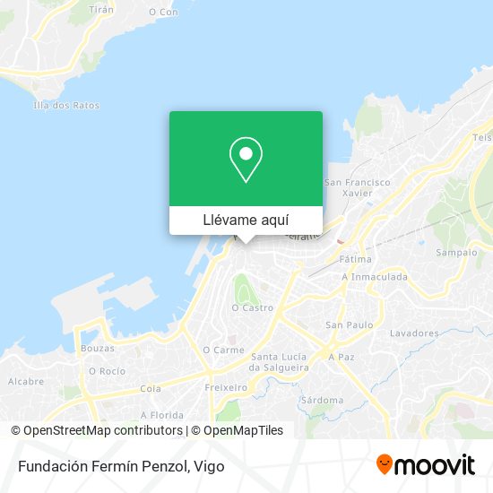 Mapa Fundación Fermín Penzol