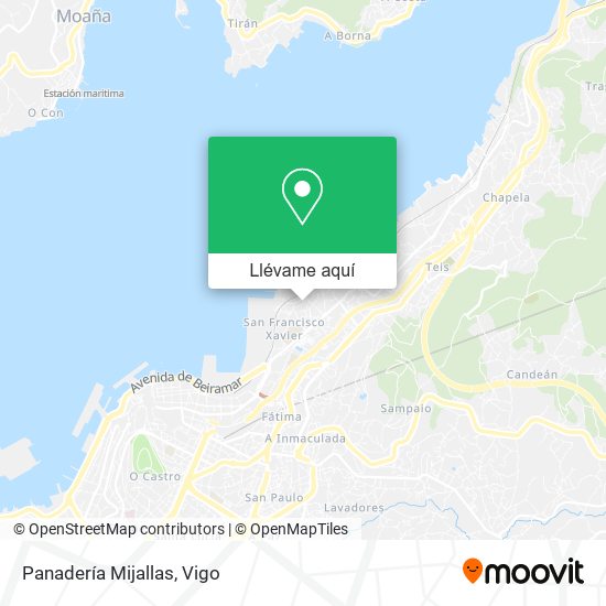 Mapa Panadería Mijallas