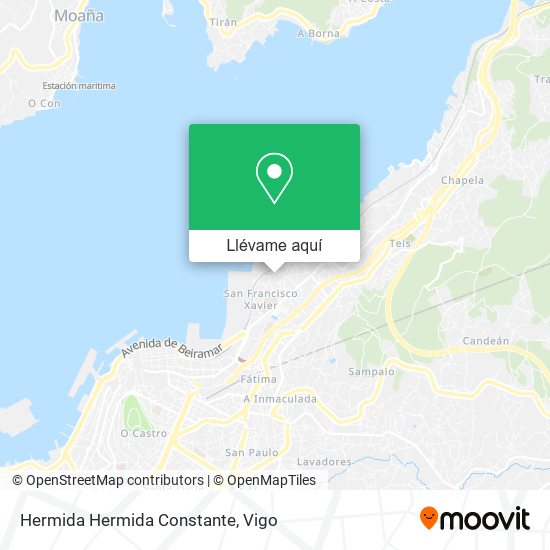 Mapa Hermida Hermida Constante