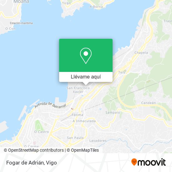 Mapa Fogar de Adrián