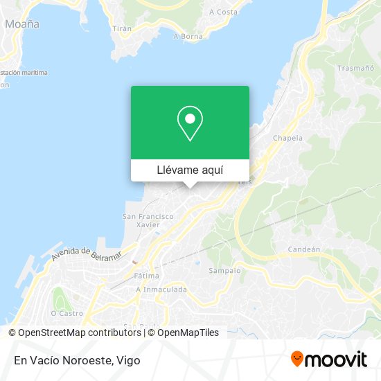 Mapa En Vacío Noroeste